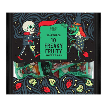 M&S 10 Freaky Fruity Sweet Bags 300g