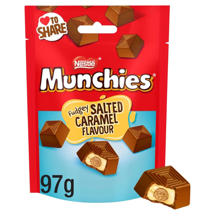 Munchies Fudgey Salted Caramel Sharing Bag 97g