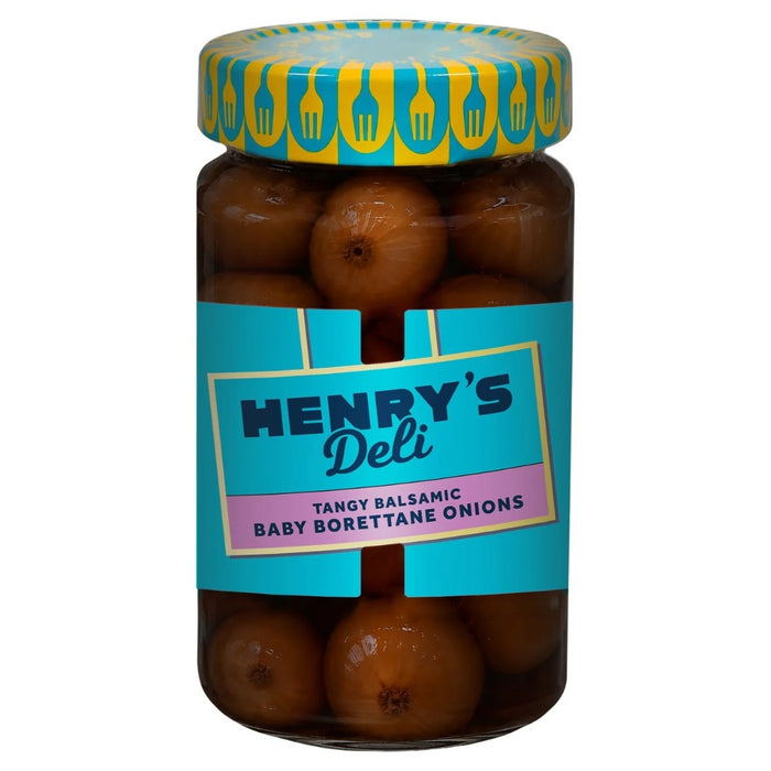 Henry's Deli Borettane Onions in Balsamic Vinegar 280g