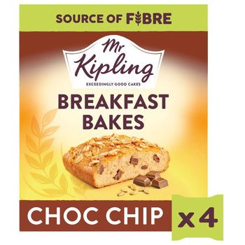 Mr Kipling Breakfast Bakes Chocolate Chip Cakes 4 pack