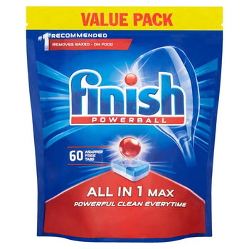 Finish All in 1 Max Pastiglie Lavastoviglie Originali 60 per confezione