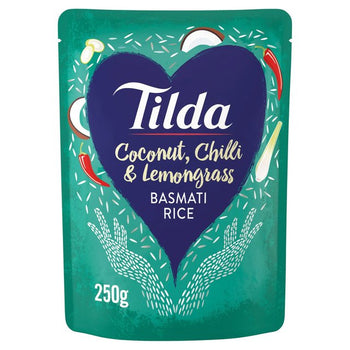 Tilda Microwave Coconut Chilli & Lemongrass Basmati Rice 250g