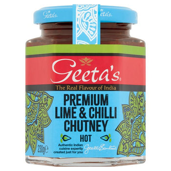 Chutney di lime e peperoncino di Geeta 230 g