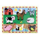 Melissa e Doug Farm Puzzle grosso - Elementi essenziali britannici - 1