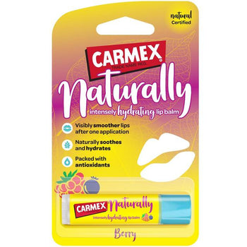 Carmex Balsamo per labbra naturalmente idratante intensamente Bacca 4,25 g