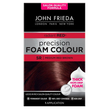 John Frieda Precision Foam Color Tintura per capelli Medio Rosso Marrone 5R