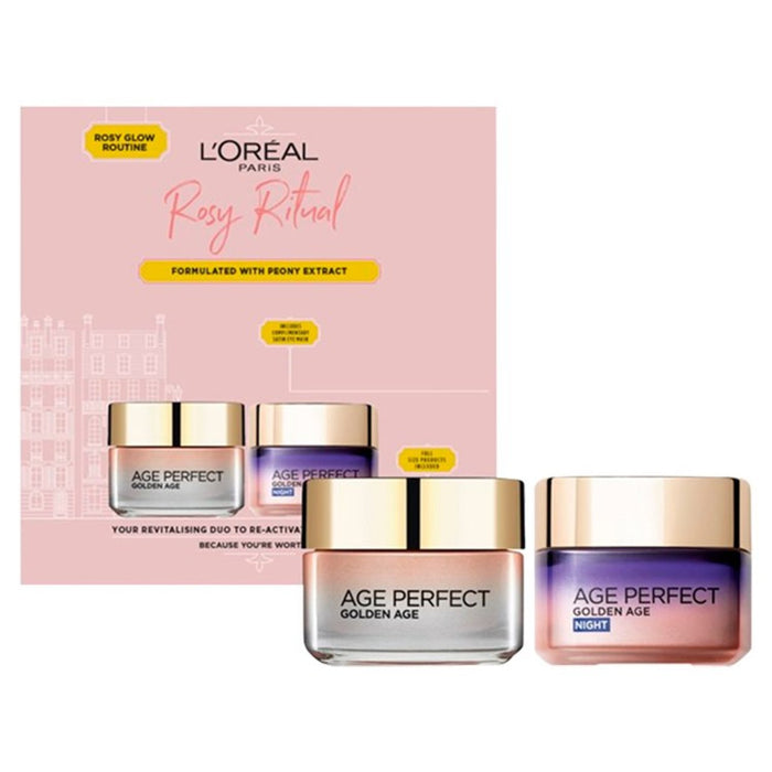 Set regalo per la cura della pelle L'Oreal Paris Rosy Ritual per lei