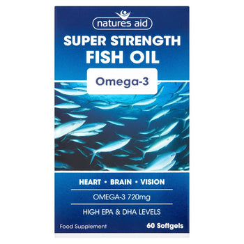 Natures Aid Super Strength Omega 3 Olio di pesce Softgel 60 per confezione