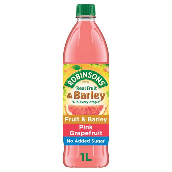 Robinsons Pink Grapefruit Fruit & Barley No Added Sugar 1L