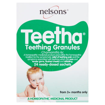 Nelsons Teetha Granuli per dentizione 24 per confezione