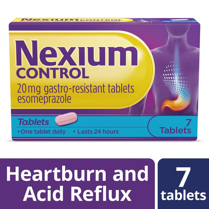 Nexium Control compresse per alleviare il bruciore di stomaco e il reflusso acido 7 per confezione