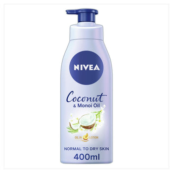 NIVEA Lozione corpo con olio di cocco e monoi per pelli da normali a secche 400 ml