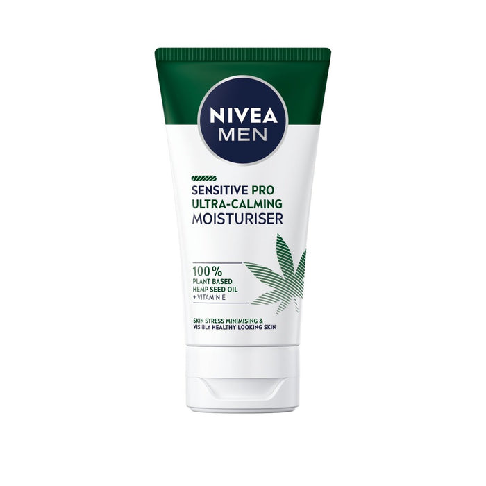 NIVEA Men Sensitive Pro Crema idratante ultra calmante con olio di canapa 75 ml