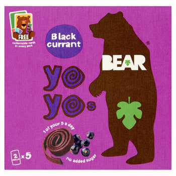 BEAR Fruit Yoyos Blackcurrant Multipack 5 x 20g
