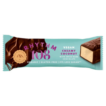 Rhythm108 Deeelicious tavoletta di cioccolato svizzero Super Cocco 33g