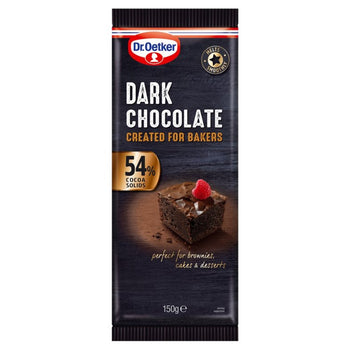 Dr. Oetker Tavoletta di cioccolato fondente al 54% 150 g