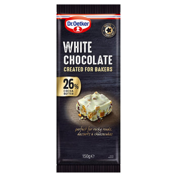 Dr. Oetker Tavoletta di cioccolato bianco al 26% 150 g