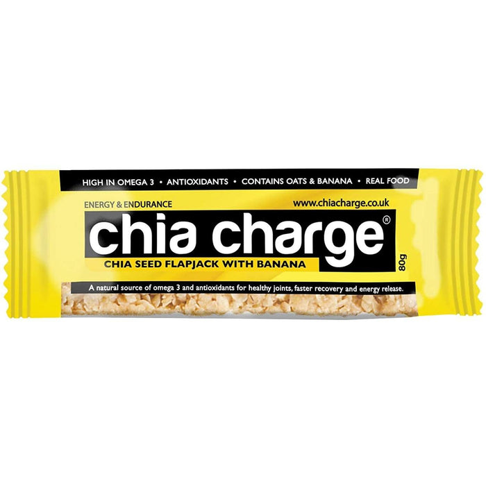 Chia Charge Banana Flapjack di semi di Chia 80g