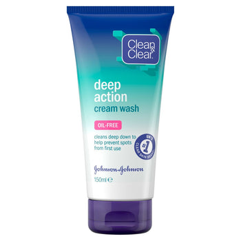 Detergente viso in crema senza olio Clean & Clear ad azione profonda 150 ml