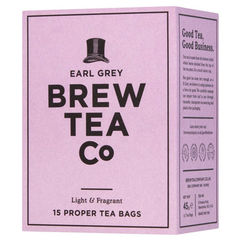 Brew Tea Co Bustine di tè Earl Grey 15 per confezione