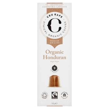 Capsule CRU Kafe Monorigine Honduregna Compatibili Nespresso Biologiche 10 per confezione