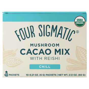 Miscela di cacao caldo Reishi ai funghi Four Sigmatic 10 per confezione