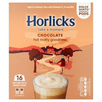 Cialde Compatibili Horlicks Cioccolato Dolce Gusto 8 per confezione