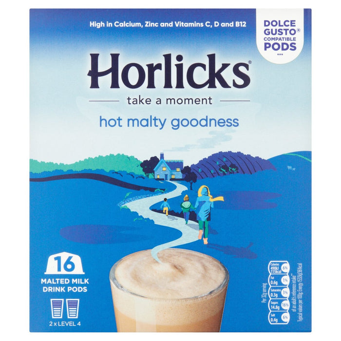 Cialde compatibili originali Horlicks Dolce Gusto 8 per confezione