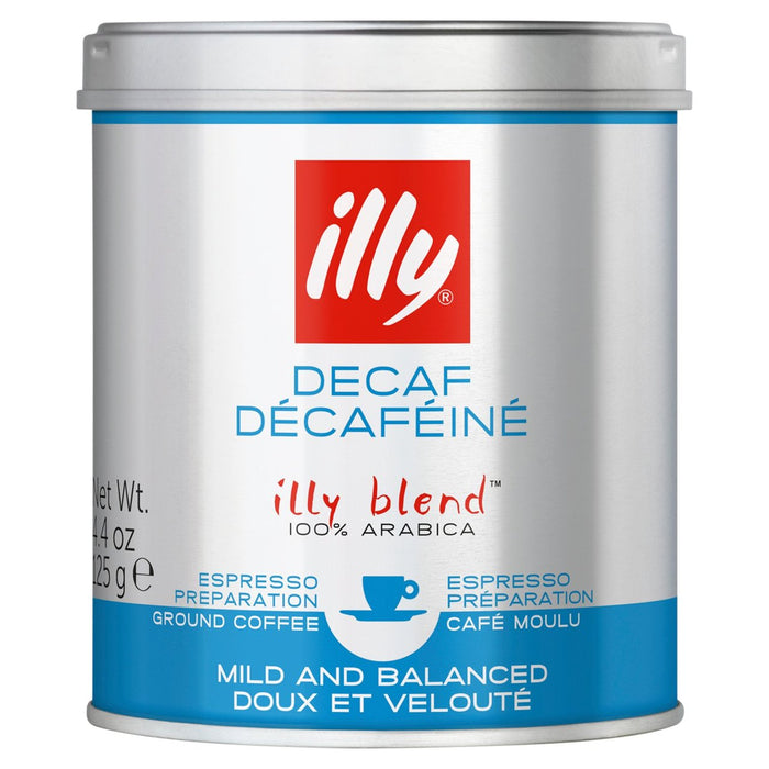 Caffè Decaffeinato Macinato illy 125g