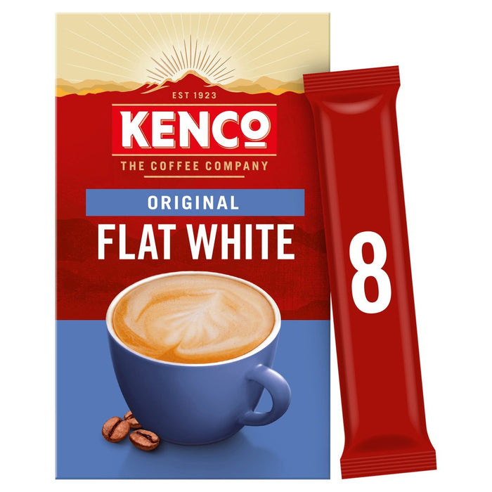 Bustine di caffè solubile Kenco Flat White 8 per confezione