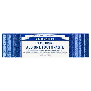 Dr. Bronner's Peppermint Organic Toothpaste All One 105ml