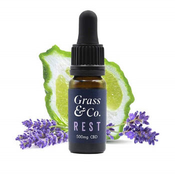Grass & Co. Rest Olio consumabile CBD 500mg 10ml