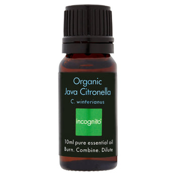 Incognito Olio di Citronella Biologico Repellente per Insetti 10ml