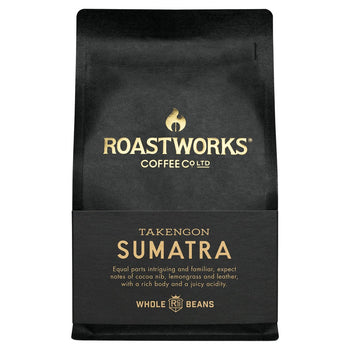 Roastworks Sumatra Whole Bean Coffee 200g