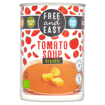 Zuppa di pomodoro biologica senza latticini gratuita e facile da 400 g