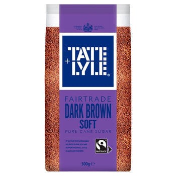 Tate & Lyle Fairtrade Dark Brown Soft Sugar 500g