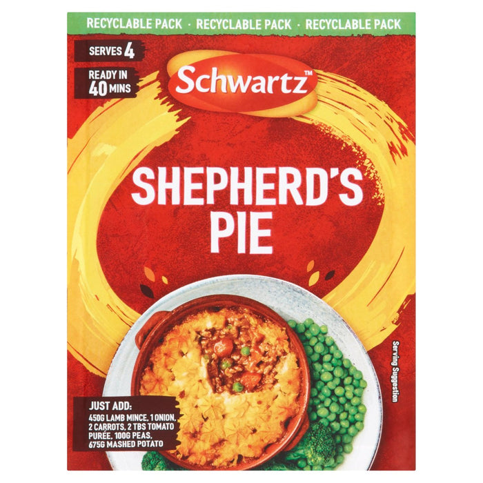 Miscela di torta di pastore Schwartz 38g