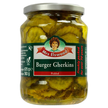 Frau Elswood Burger Gherkins 670g