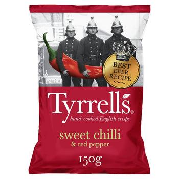 Tyrrells Sweet Chilli & Red Pepper Crisps 150g