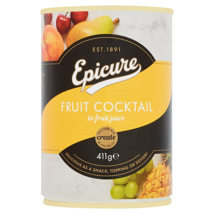 Cocktail di frutta Epicure in succo di frutta 411g