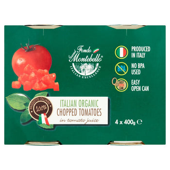 Fondo Montebello Polpa di Pomodori Italiani Biologici 4 x 400g