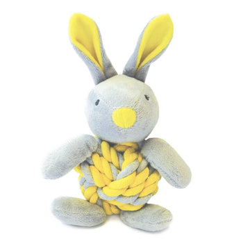 Giocattolo cucciolo giallo Little Rascals Knottie Bunny