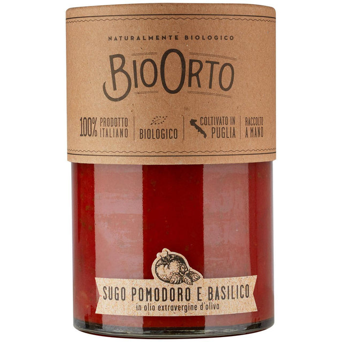 Bio Orto Sugo Biologico Al Pomodoro E Basilico 350g