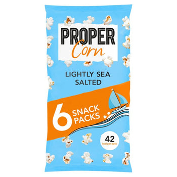 Propercorn Confezione multipla leggermente salata al mare 6 x 10 g