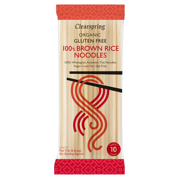 Tagliatelle di riso integrale al 100% senza glutine bio Clearspring 200 g