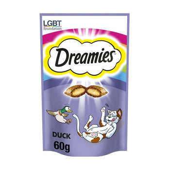 Dreamies Adult 1+ Cat Treats with Duck 60g