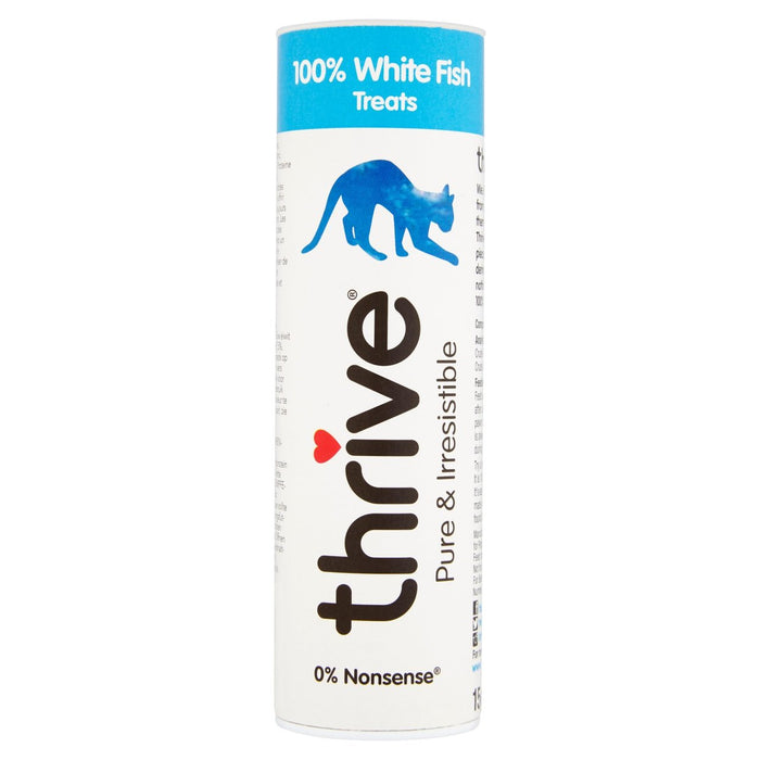 Thrive 100% White Fish Cat Treats 15g
