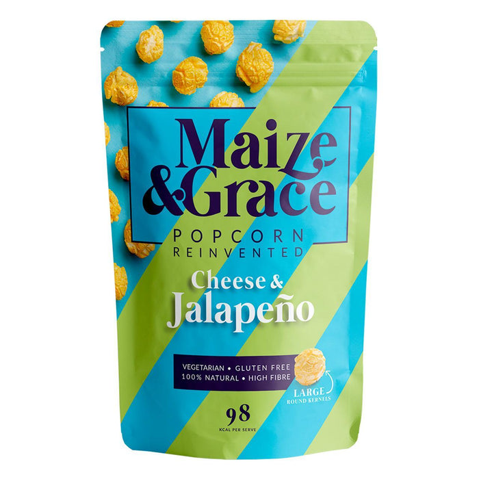 Popcorn al mais e formaggio Grace e jalapeno 36g