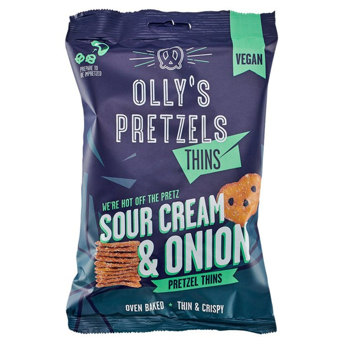 Olly's Pretzel Diluisce Panna Acida E Cipolla 140g