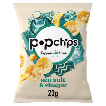 Popchips Patatine al Sale Marino e Aceto 23g